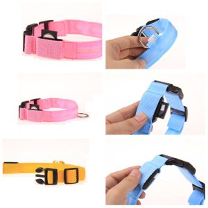 Factory Direct Sale Pet Collar High Quality Adjustable Led Dog Cat Pet Collar - Image 4