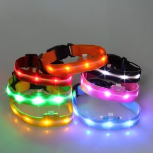 High-End Designer Customized Print Charging Luminous Led Lighting Dog Pet Collar - Image 6