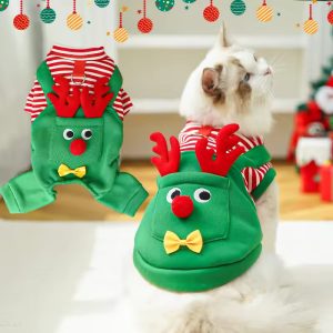 Original Christmas Winter Cute Dog and Cat Pet Clothing Vests & Coats New Style - Image 3