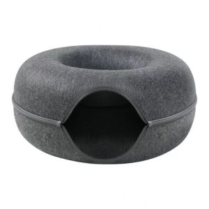 Hot Sell Wholesale Semi-enclosed Detachable Cat Tunnel  Donut Pet Nest Cat Toy for Sleeping and Playing Pet Bed Cat House - Image 6