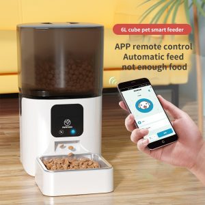 The Best Selling Wholesale Wifi Smart Automatic Auto APP Automatic Pet Feeder Stainless Steel Bowls Cat Dog Pet Automatic Feeder - Image 3