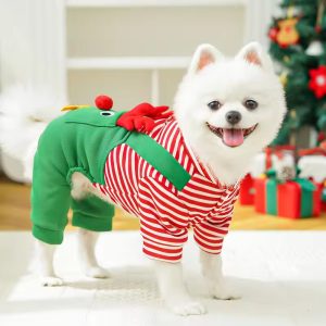 Original Christmas Winter Cute Dog and Cat Pet Clothing Vests & Coats New Style - Image 4
