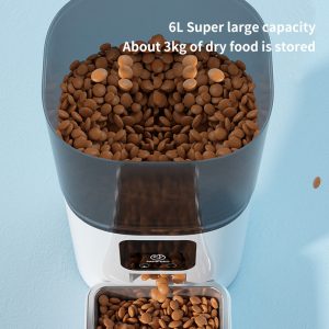 The Best Selling Wholesale Wifi Smart Automatic Auto APP Automatic Pet Feeder Stainless Steel Bowls Cat Dog Pet Automatic Feeder - Image 5