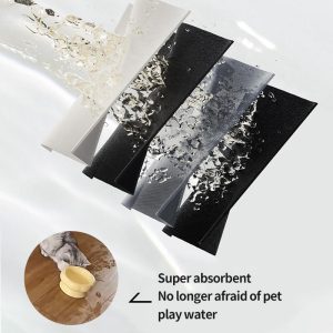 2025 Hot Sales Rubber Waterproof Pet Feeding Mat Dog Water Bowl Mat Non-Slip Quick Dry Cat Mat for Food - Image 5