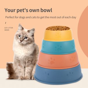 Wholesale Manufacture Custom Logo Stainless Steel Water Food Feeder Double Layer Pet Bowl for Dog - Image 3