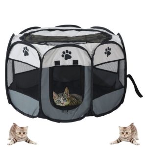 Best Sell	91*91*58CM	Big Space	dog Whelping	pet Tent Bed Cats House Supplies Products Accessor	pet Playpen Foldable - Image 3