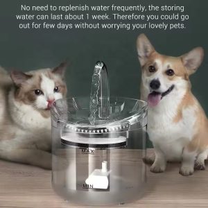Best Sell	transparent	ultra Silent Pet Water Fountain	smart Cat Water Fountain	cat Auto Feed Water - Image 3