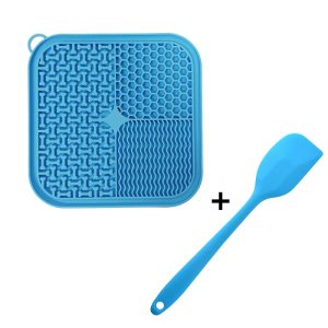 Factory Wholesale Custom Logo Dog Bath Peanut Butter Lick Pad Pet Silicone  Licking Mat with Suction Cup Pet Lick Mat Pads - Image 4