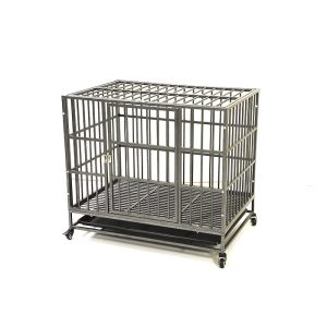 Customized Design Pet House Cages Metal Art Husky Temporary Playpen Large Cat Outdoor Kennel With Double Doors for  Dogs - Image 4