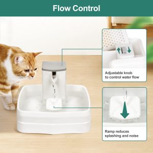 New Pet Water Fountain 3.1L Large Capacity Waterfall Dispenser Automatic Circulation Pet Water Feeder - Image 4