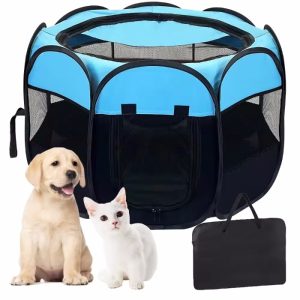 Best Sell	91*91*58CM	Big Space	dog Whelping	pet Tent Bed Cats House Supplies Products Accessor	pet Playpen Foldable - Image 5