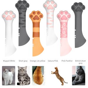 Wholesale Pet Supplies New Products Long Handle Pet Canning Spoon  Can Opener  Portable Practical Paw-shaped Pet Food Spoon - Image 3