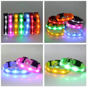 Factory Direct Sale Pet Collar High Quality Adjustable Led Dog Cat Pet Collar - Image 3