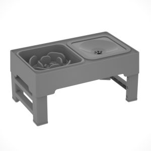 Adjustable Height Protect Pet Spine Double Bowl Stainless Steel and Floating Zero Splash Bowl Dog Slow Feeder for Water Food - Image 6