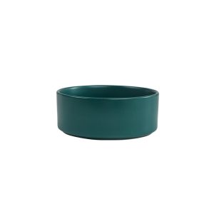 Non-Slip Weighted Cute Modern Pet Dish Set Ceramic Cat Bowl Dog Feeder with Wood Stand for Food and Water - Image 6