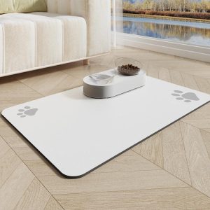 2025 Hot Sales Rubber Waterproof Pet Feeding Mat Dog Water Bowl Mat Non-Slip Quick Dry Cat Mat for Food - Image 6