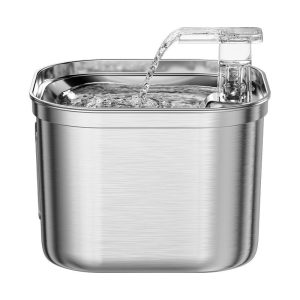 Automatic Circulation Filter Intelligent Sensor Water Pet Feeder Stainless Steel Cat Water Fountain - Image 4