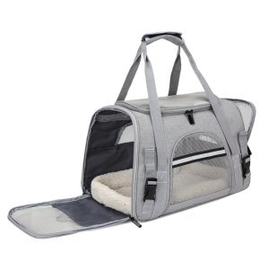 Luxury Dog Carrier Pet Travel Bag for Dogs and Cats Pet Carries Flight Case for Puppy Handheld Case Print Design - Image 4