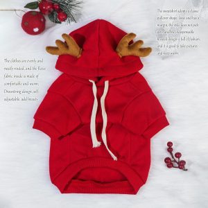 Cross-border Bestsellers Christmas Pet Clothing, Universal Hoodies for Dogs and Cats, and Creative cat Clothing Pet Clothing - Image 5