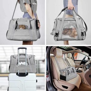 Soft-Sided Puppy Carriers Travel Airline Approved Cat Carrier Expandable Pet Carrier for Small Dogs - Image 5
