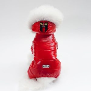 In Stock Cotton-padded Fancy Pet Apparel Dog Clothes Autumn and Winter Jacket Thicken Outerwear Warm Clothes Dog Coat - Image 4