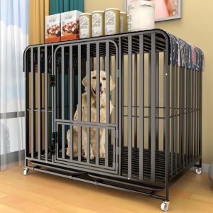 Dog Kennels Cages Collapsible Adult Sale Big Dogs Outdoor Strong Stainless Steel Enclosed Metal Wire Folding Crate Cage Pet - Image 6