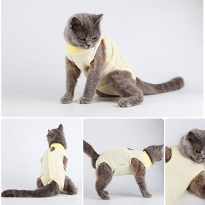 New Manufacturers Breathable Anti-licking Cotton Cats After Surgery Cloth Pet Pet Surgical Clothing Cat Sterilization Clothes - Image 5