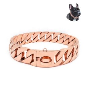 Collares	Silver	fashion Jewelry 925 Sterling Silver Dog Necklaces	gold Chain Dog Collar	dog Collar - Image 4