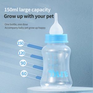 Pet Milk Bottle Kitten Bottle cat Milk Product Small Puppy Newborn cat Dog Feeding Bottle Soft Nipple - Image 5