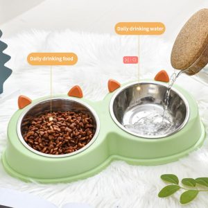 Wholesale Storage Function Pet Supplies and Feeders Pet Bowl Double Dog Food Water Bowls - Image 5