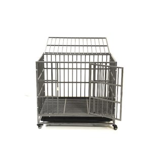 Hot Selling 6 Square Tube Durable Portable Mental Pet Fence Cage for Dog House Pet Cages - Image 4