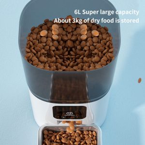 Smart App Remote Camera Control Double ABS Bowls Auto Feeder Charge Dual Power Supply Interactive Pet Dispenser - Image 4