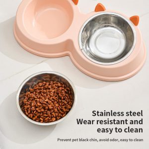 Wholesale Storage Function Pet Supplies and Feeders Pet Bowl Double Dog Food Water Bowls - Image 6