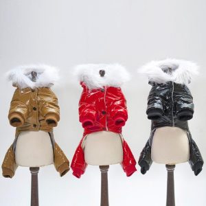 In Stock Cotton-padded Fancy Pet Apparel Dog Clothes Autumn and Winter Jacket Thicken Outerwear Warm Clothes Dog Coat - Image 3