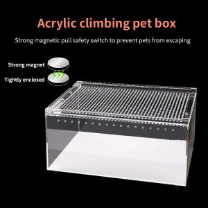 Acrylic Integrated Anti Leakage Crawling Pet Box Spider Horned Frog Guardian Snake Reptile Breeding Reptile Enclosure - Image 3