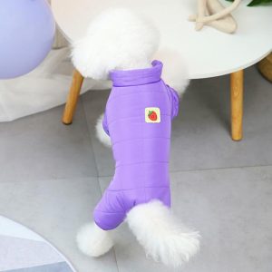 In Stock Cotton-padded Cute Pet Apparel Dog Clothes Autumn and Winter Jacket Thicken Outerwear Warm Clothes Dog Coat - Image 5