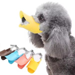 Best Anti-biting Adjustable Pet Dog Mouth Muzzles Soft Silicone Duck Muzzle Mask for Dogs Anti Bite Stop Barking  Safety Collar - Image 3