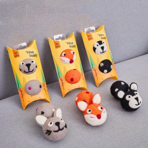 Colorful Felt Stretch Ball Cat Toy Ball Pet Toy With Small Bell Sound Play Cat Toys Creative Interactive Cat Dog Chew Toy - Image 5