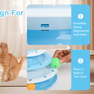Cat Toys For Indoor Cats Kitten Toys Interactive Cat Toy Cat Puzzle Toy Cat Ball Toy - Image 3