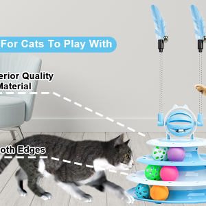Cat Toys For Indoor Cats Kitten Toys Interactive Cat Toy Cat Puzzle Toy Cat Ball Toy - Image 5