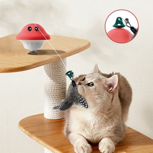 Cat Wand Suction Cup Pet Movement Playing Toy Cat Wand Toys Retractable Cat Teaser Cat Toys Cat Exercise Toys For Indoor Kittens - Image 6